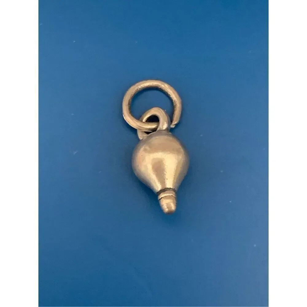 Lightbulb Sterling Silver Jewelry Charm #lights on